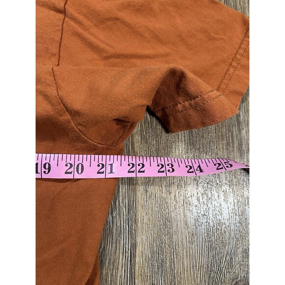 HARLEY DAVIDSON ROSSITERS SARASOTA FLORIDA ORANGE T SHIRT L MADE IN USA - Picture 8 of 9